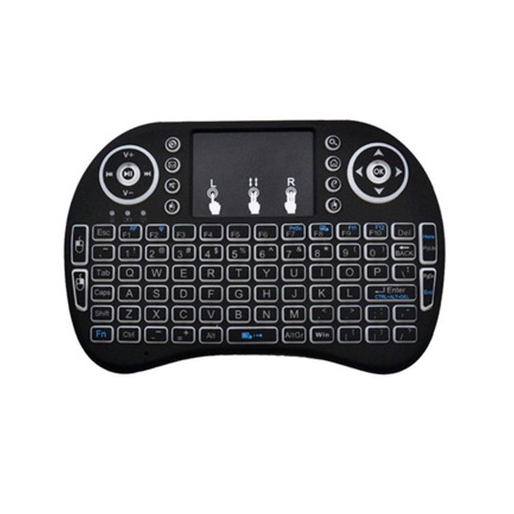Newest I8 Backlight Keyboard China Top Ten Selling Products 2.4G Air Mouse Mini Wireless Keyboard I8 Backlit Remote Controller