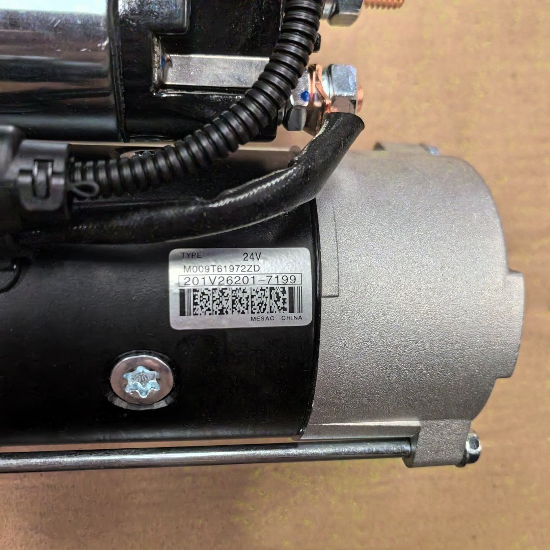 STARTER MOTOR 201V26201-7199 90P55/24V SINOTRUK MAN MC11 STARTER M009T61972ZD MOTOR SITRAK C7H HOWO T7H