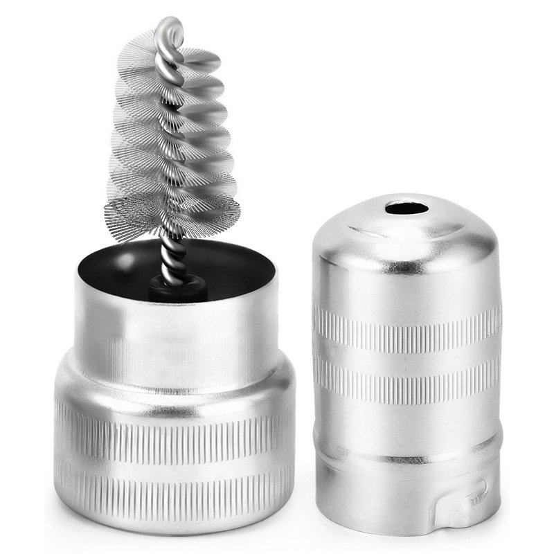 PMS Battery Pole Cleaner Battery Head Cleaner Nickel Plated Terminal Cleaning Brush Cleaning Tool Battery Brush