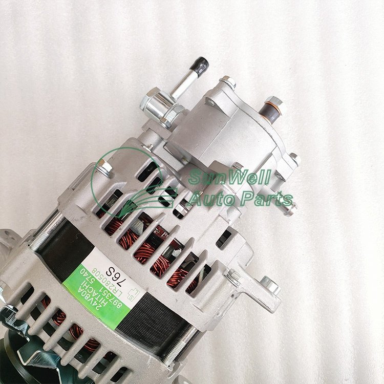 New Arrived Engine Parts Alternator 24V 80A 8973515740 for 4HK1 4HG1 4HE1