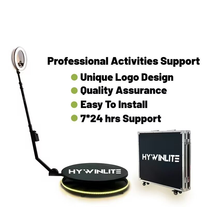 Led Tube Light Rgb 360 Photo Booth 360 Led Photo Booth Mobile Battery Slow Motion Portable 360 Degree Photo Booth Slim