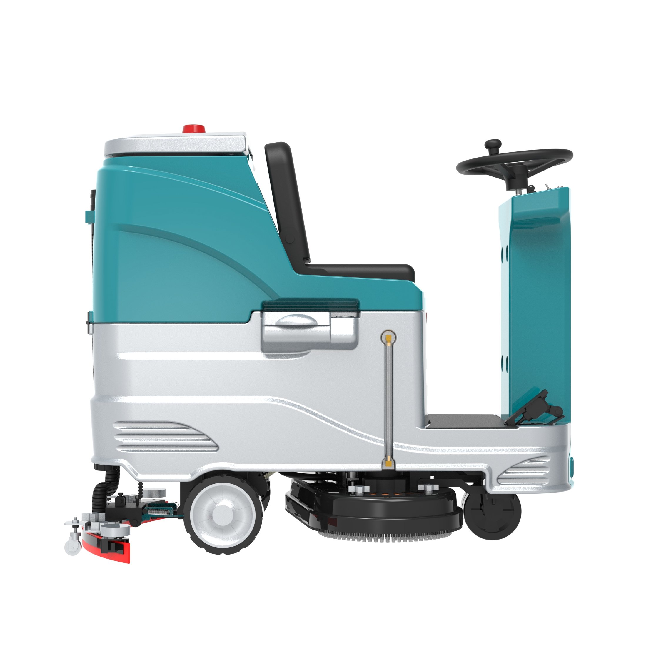 Auto Ride on Scrubber Brush Industrial Battery Scrubber Cleaning Machine Floor Scrubber
