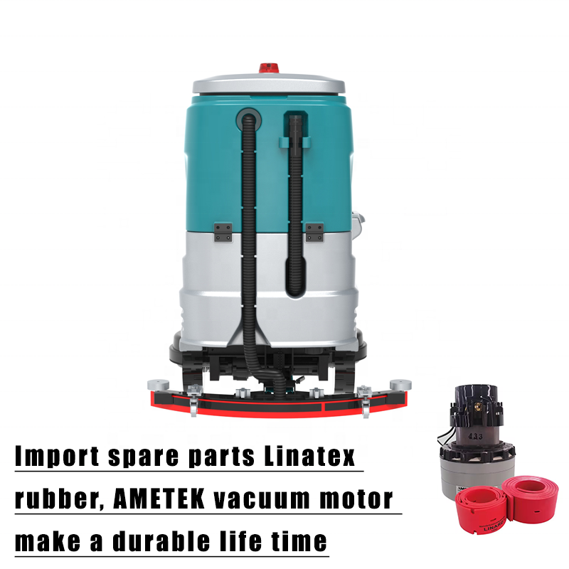 Auto Ride on Scrubber Brush Industrial Battery Scrubber Cleaning Machine Floor Scrubber