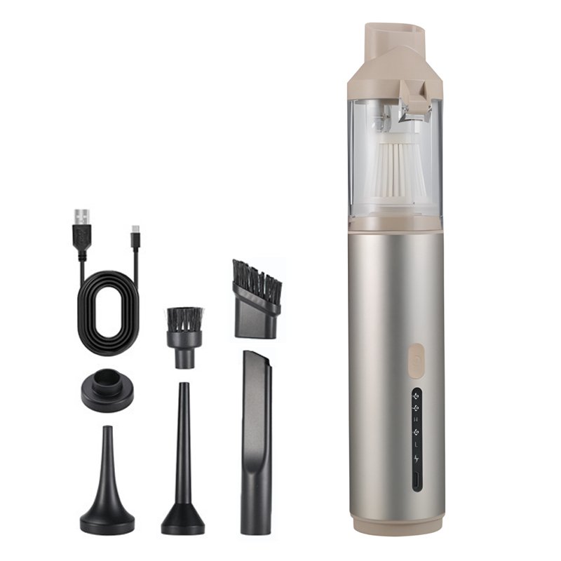 Cordless 16000Pa Portable Rechargeable Handheld Wireless Vacuum Cleaner for Vehicle Pet Hair Keyboard Desk Sofa Cleaning