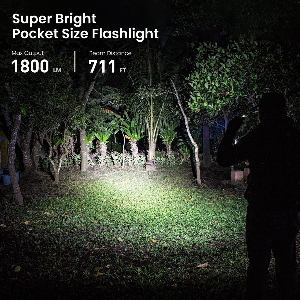 Sofirn 2500 Lumen 1500M SST40 LED Strong Light Long Range Aluminum Alloy Rechargeable Tactical Flashlight