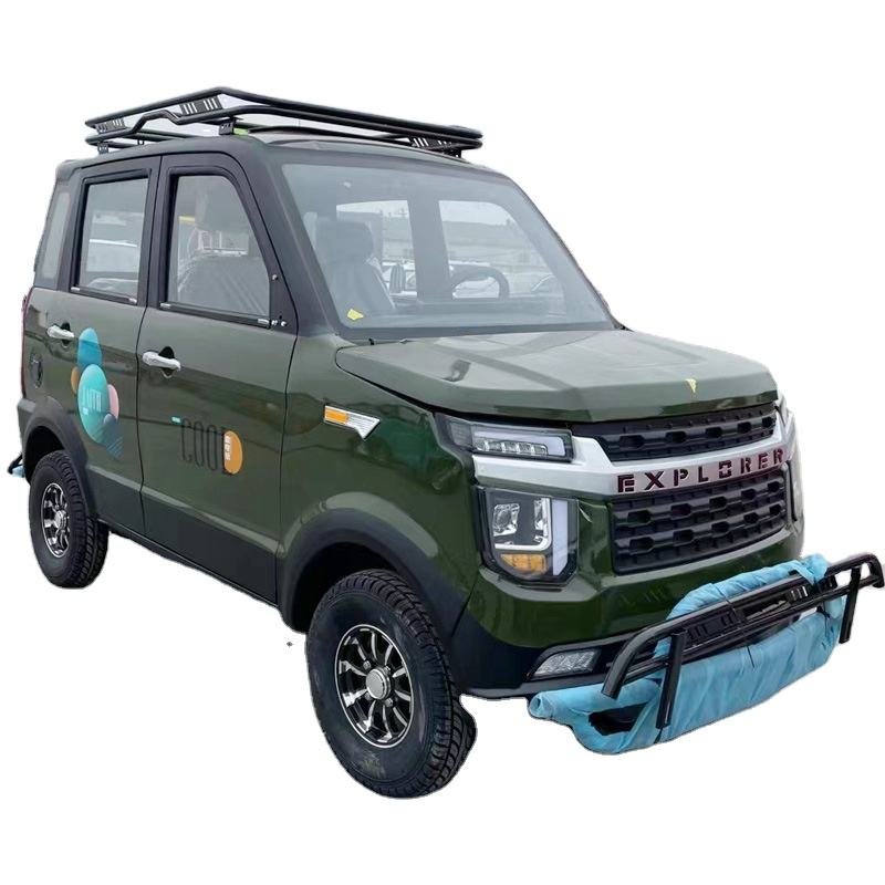Factory Direct Sales New Energy 4 Wheels Electric Vehicle Jeep 72v 1500W Foldable Seat 5 Seats Electric Car 2000w for Adults