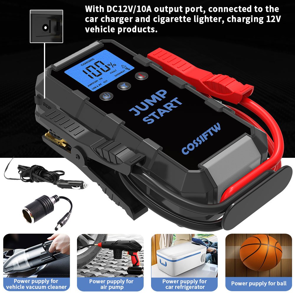 Jump Starter for Car Battery Boosters and Starters 1000A