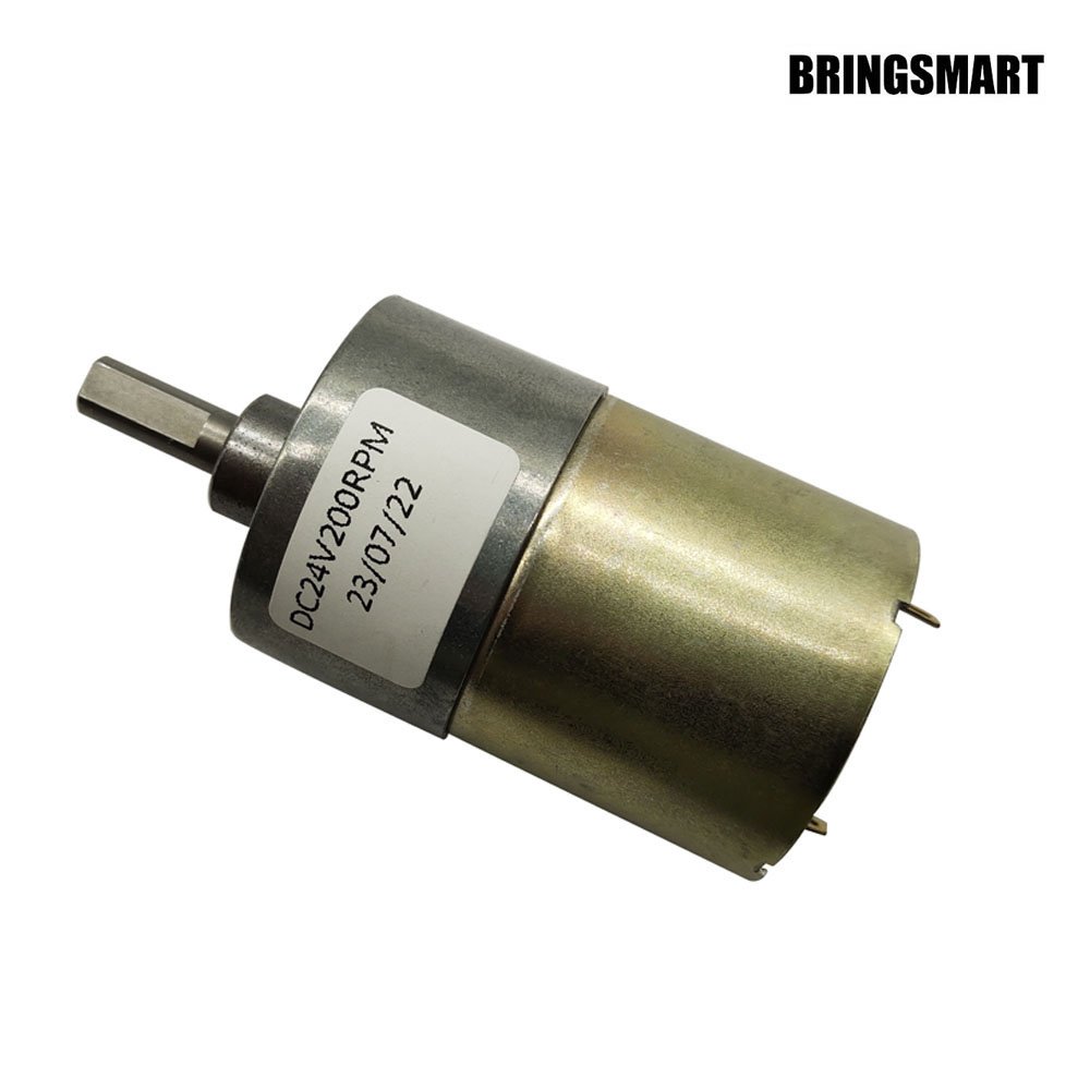 BRINGSMART 24V Micro Motors, Namely, Alternating Current Motors Not for Land Vehicles 12V DC With High Torque Reversible