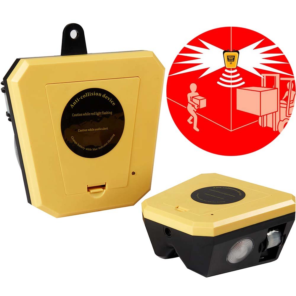 Anti-collision Blind Corner Alarm System Infrared Mobile Sensor Audible Visual Alarm System for Storage Rack Warehouse Shelf