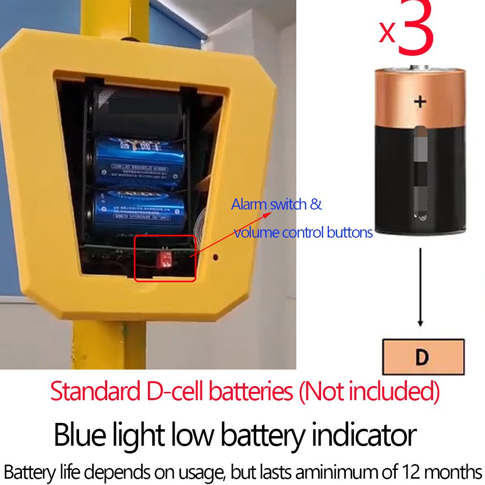 Anti-collision Blind Corner Alarm System Infrared Mobile Sensor Audible Visual Alarm System for Storage Rack Warehouse Shelf