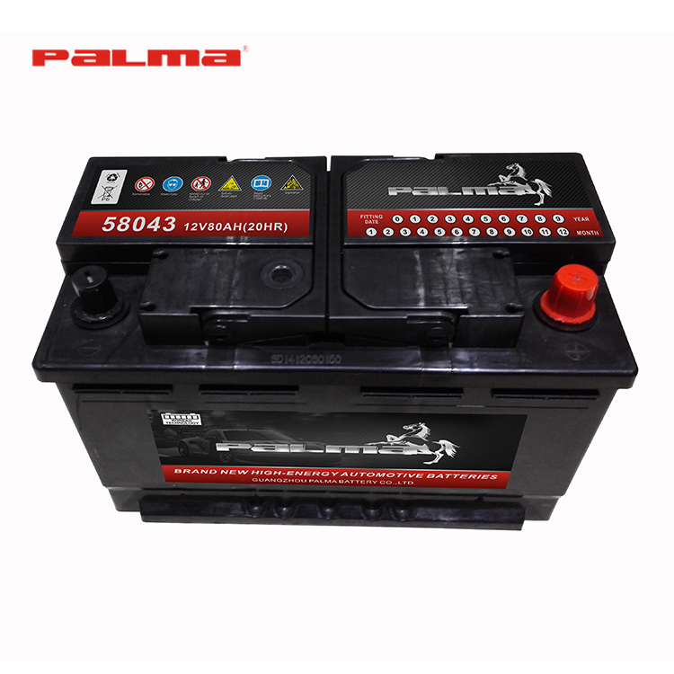58043 Din100ah Mf Car Truck Battery China Supplier Auto Batteries