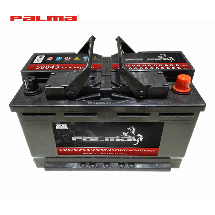58043 Din100ah Mf Car Truck Battery China Supplier Auto Batteries