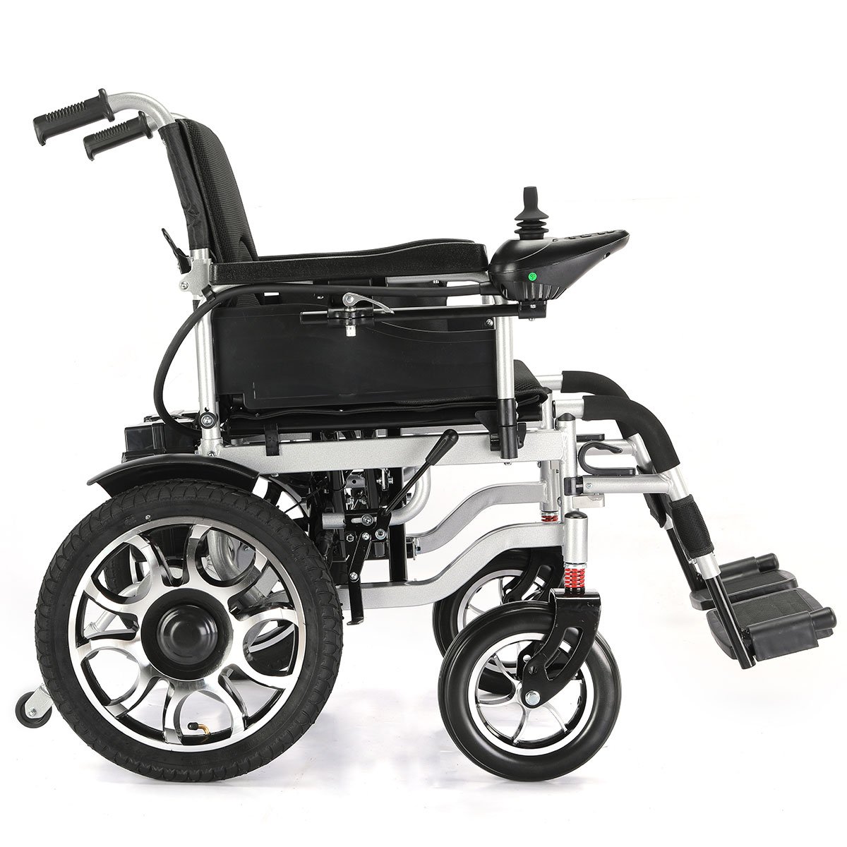 Wholesale High Power Folding Wheelchair All Terrain Outdoor Electric Wheelchair for the Disabled and Elderly