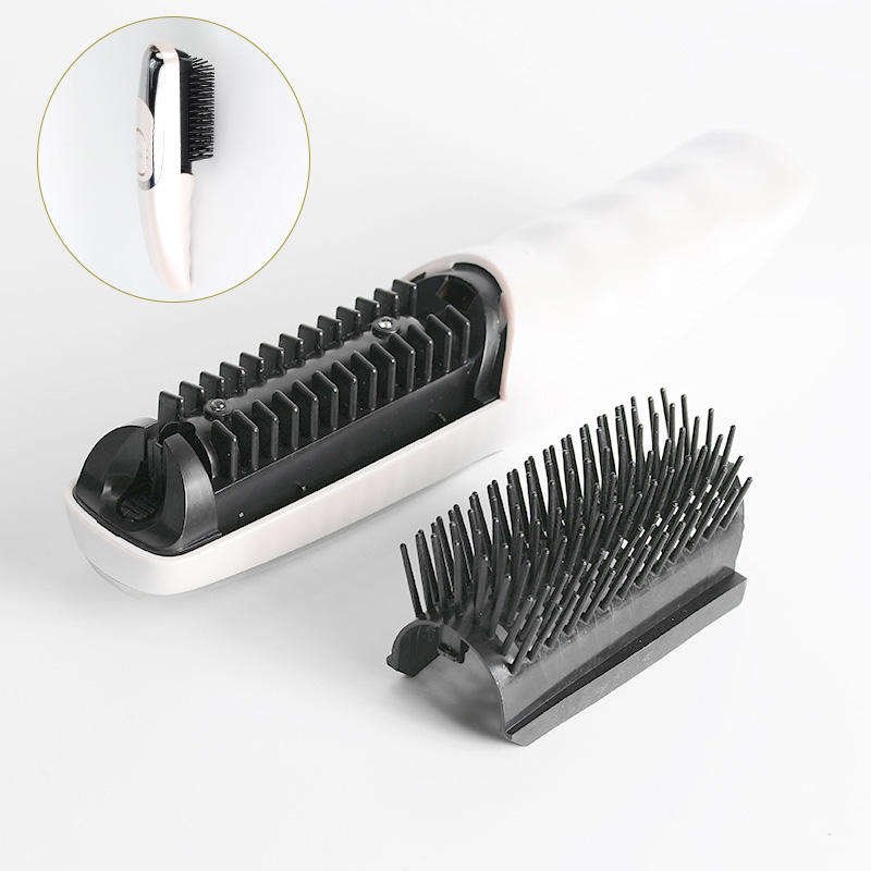 2-in-1 Hair Comb Head Massage Vibration Soothing Scalp Red Light Therapy Hair Massage Scalp Brush Electric Massage Comb