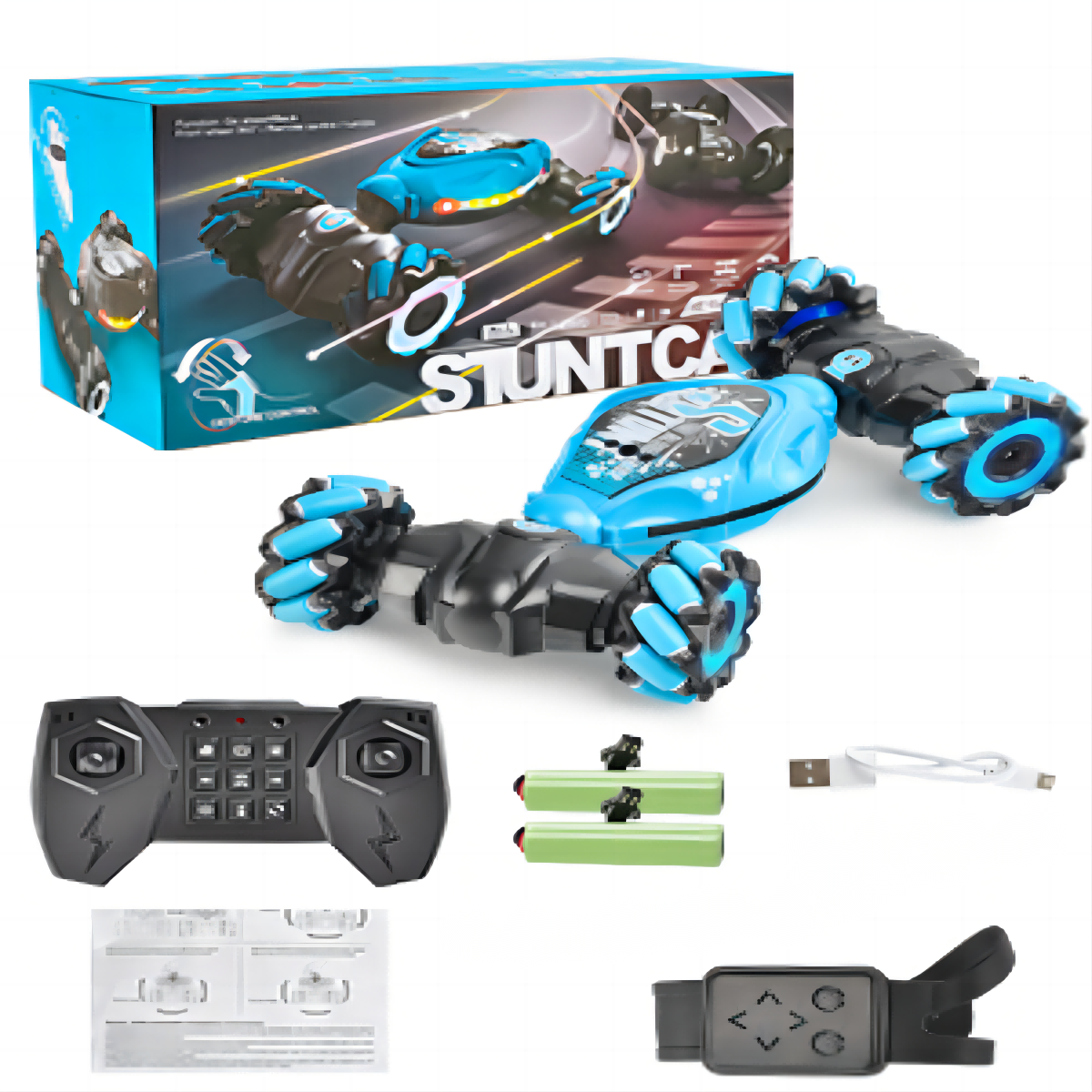 2.4ghz Remote Control 4WD Stunt Drift Car Battery Charger Hand-controlled USB Gesture Sensing Expert Adults Electric Plastic Gua