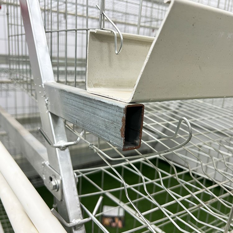 500 Chicken Breeding Automatic Laying Hen / Egg Layer Battery a Type Chicken Cage for Poultry Farming