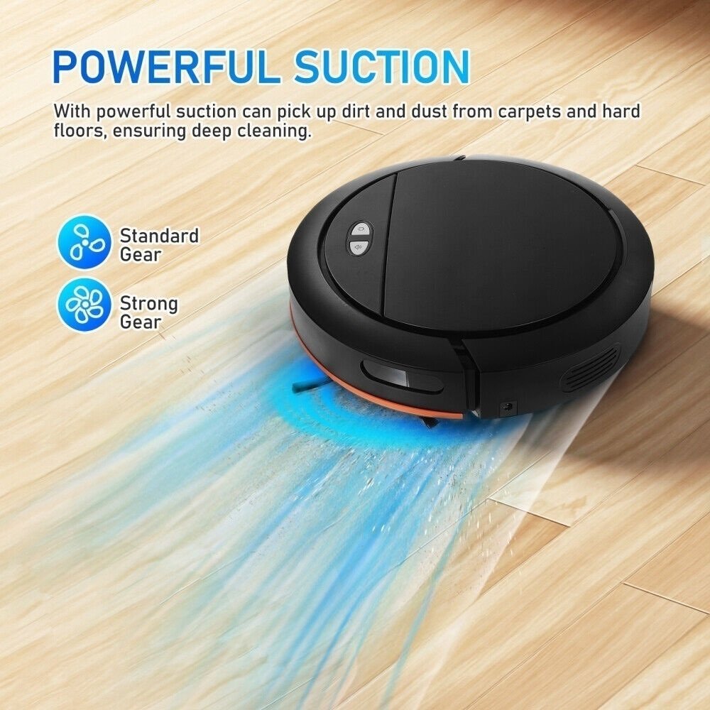 2 in 1 Smart APP Automatic Self Charging Electric Robot Vacuum Cleaner With Mop Sweep Combo for Wet Dry Floor Auto Mode Cleaning