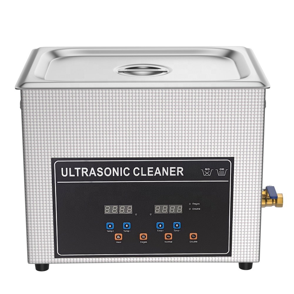 Desktop Stainless Steel Ultrasonic Cleaner 15L 3.96 Gal 360 W & 480 W & 540 W Digital Semiwaves & Full-wave Work Alternately