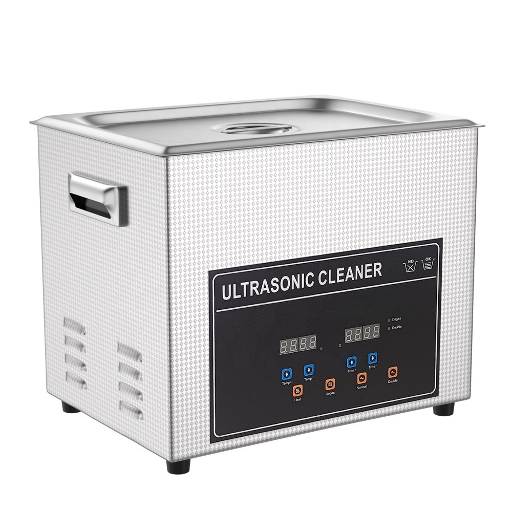 Desktop Stainless Steel Ultrasonic Cleaner 15L 3.96 Gal 360 W & 480 W & 540 W Digital Semiwaves & Full-wave Work Alternately