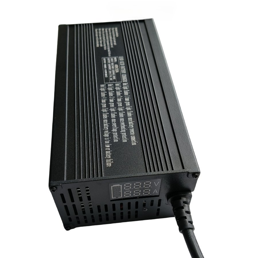 60V8A Lithium Ion Battery Charger Digital Display Smart Charger for Forklift Pool Golf Car Charger