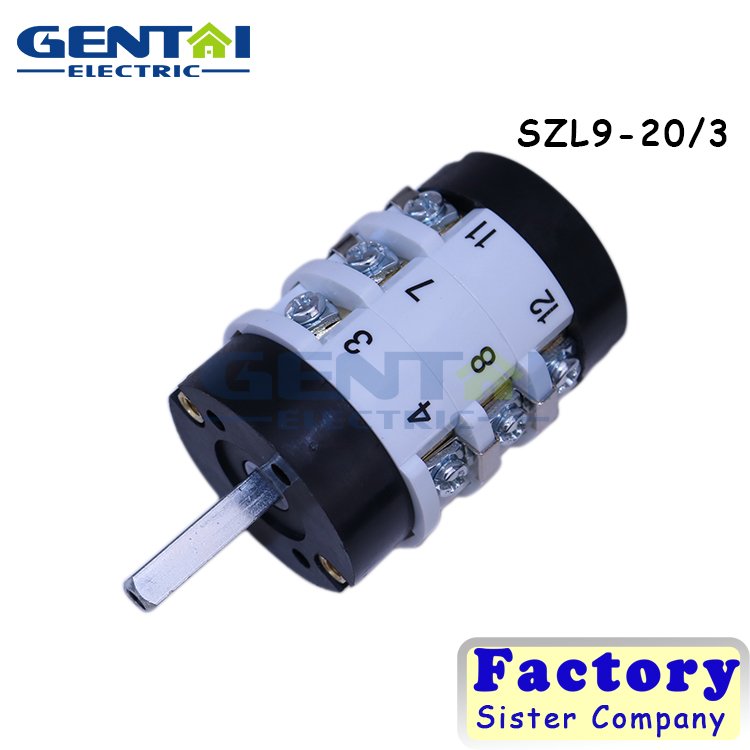 220V/380V 20A Alternative Special Cam Combination Switch for Car Coats Tire Changer Metal Machine