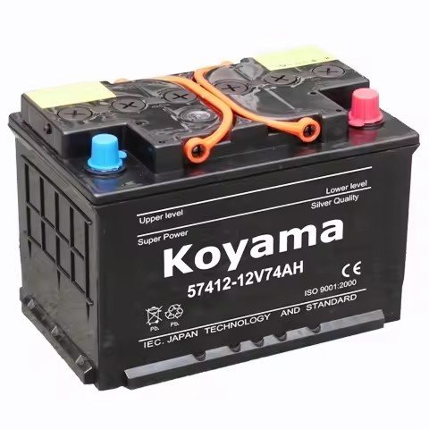 Long Cycle Life Car Battery DIN 12V Dry-Charged Auto Battery Truck/VAN/SUV Automotive Starter Lead-Acid Battery 75AH Factory OEM