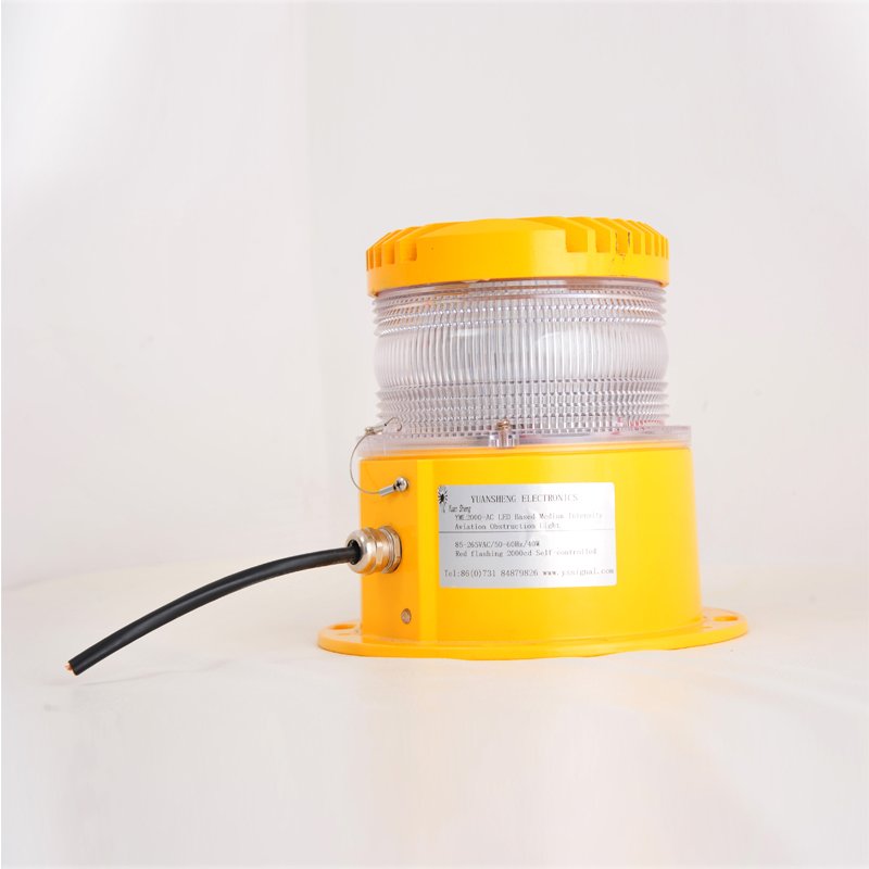 Medium Light Intensity Beacon Light Explosion Proof Solar Aviation Obstruction Lights for Tower