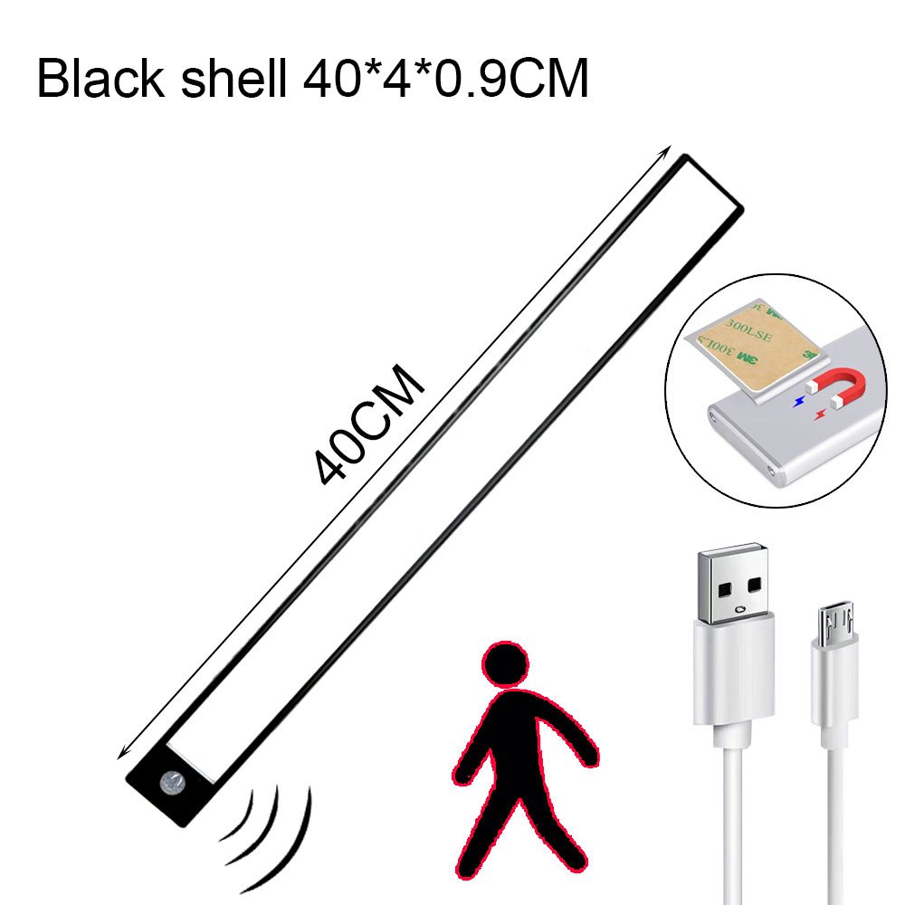 Droppshiping Led Night Light Automatic On/Off Stick-on Anywhere Battery Operated Cordless LED Motion Sensor Light Cabinet Lamp