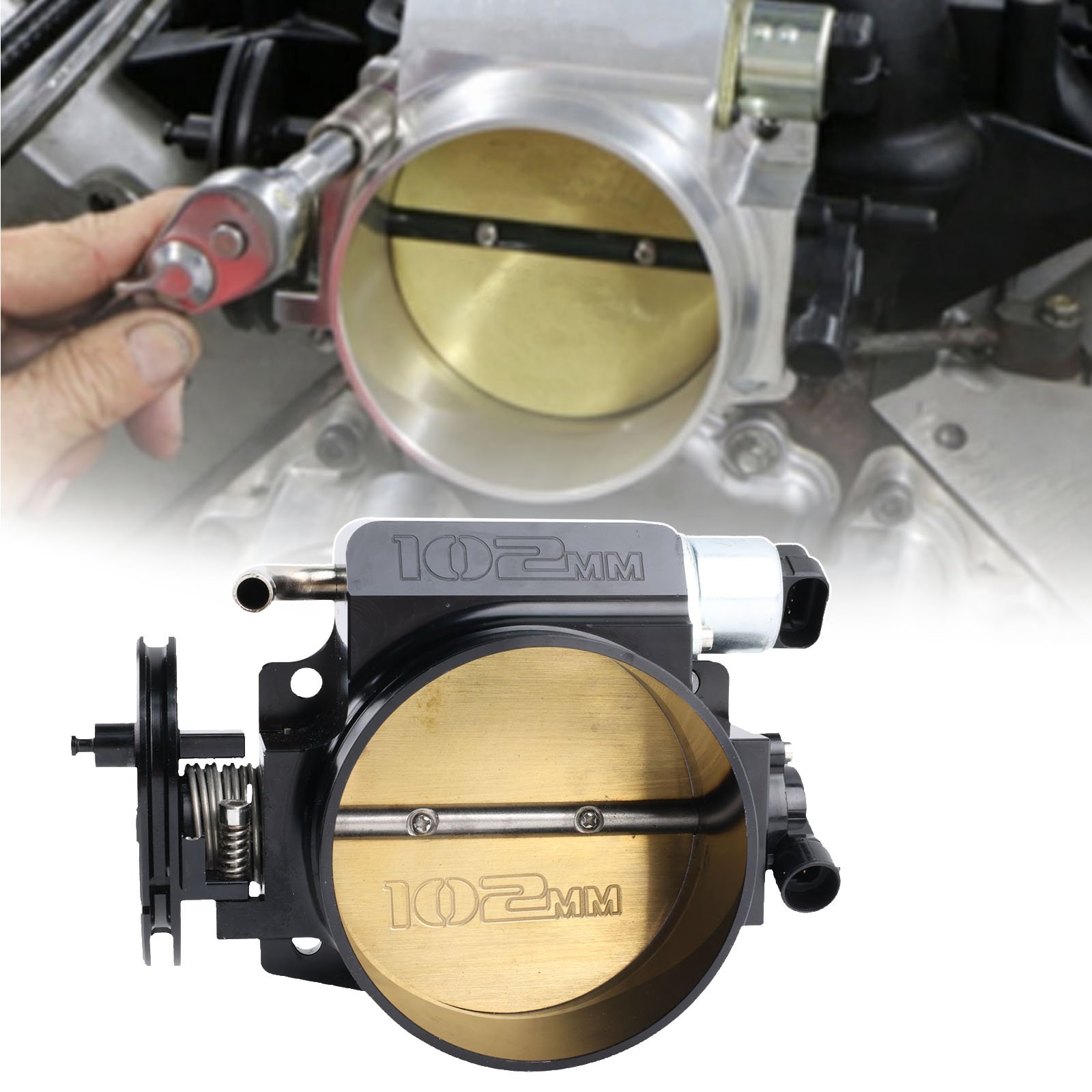 LS 102MM Intake Manifold Throttle Body for GM LS1 LS2 LS3 LS6 LS7 LSX Engines