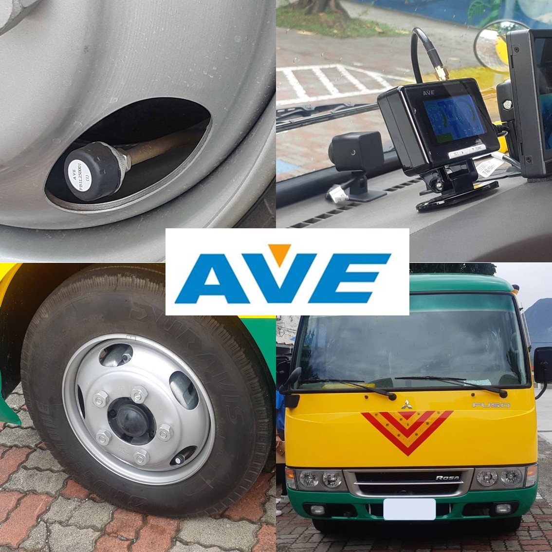 Real-Time Fuso Trucks and School Buses Auto Sensors External/Internal TPMS Pressure Sensor