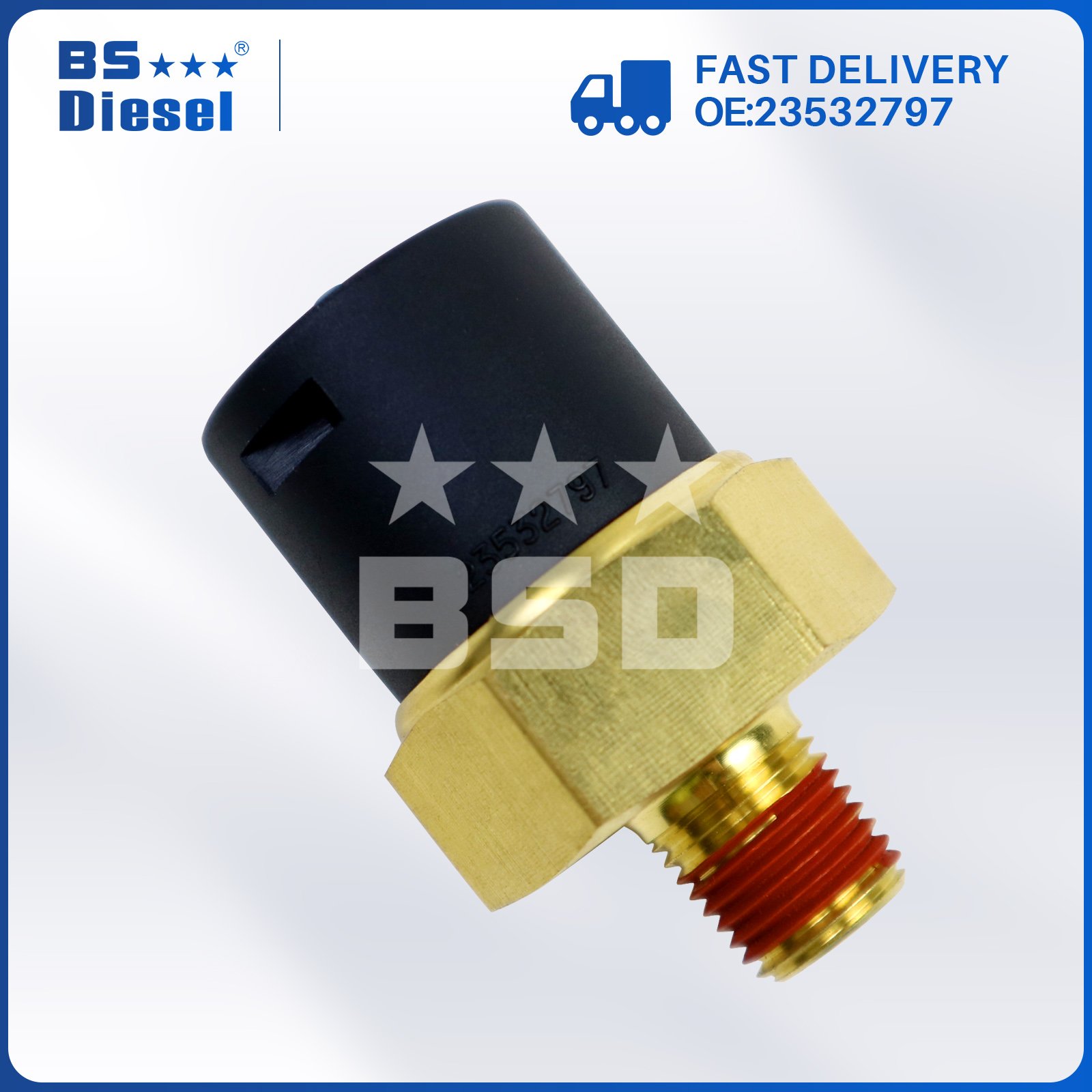 Auto Sensors 23511176 Oil Pressure Sensor 23532797 for Volvo Detroit Diesel Series 50 60 Engine