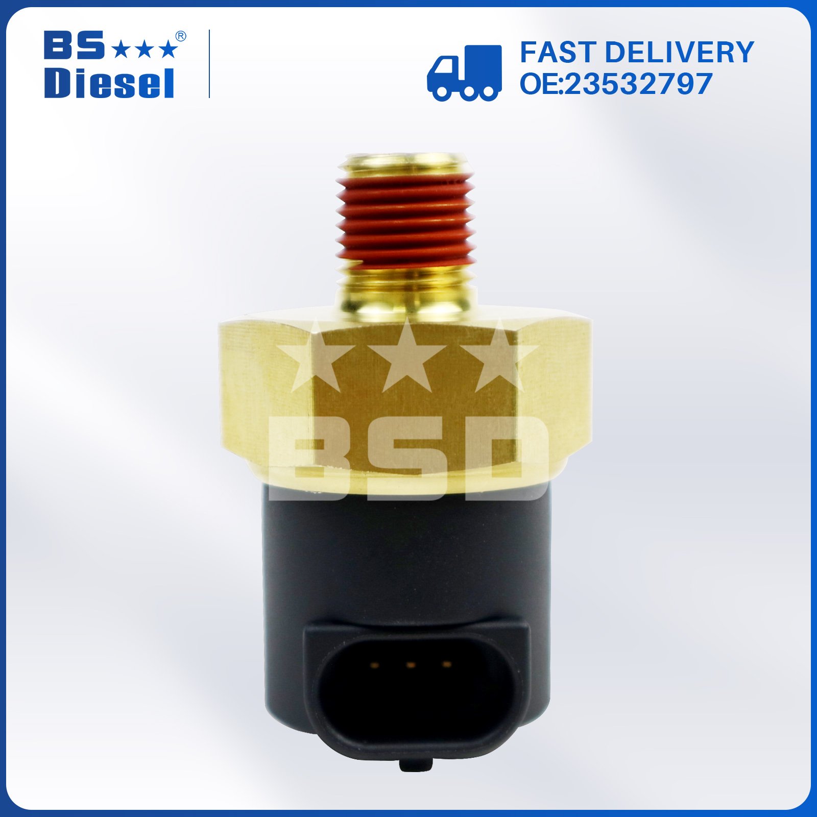 Auto Sensors 23511176 Oil Pressure Sensor 23532797 for Volvo Detroit Diesel Series 50 60 Engine