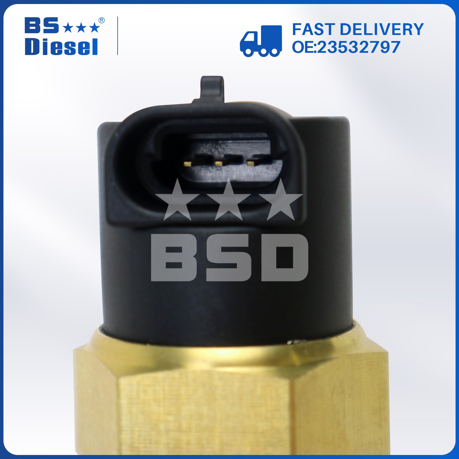 Auto Sensors 23511176 Oil Pressure Sensor 23532797 for Volvo Detroit Diesel Series 50 60 Engine