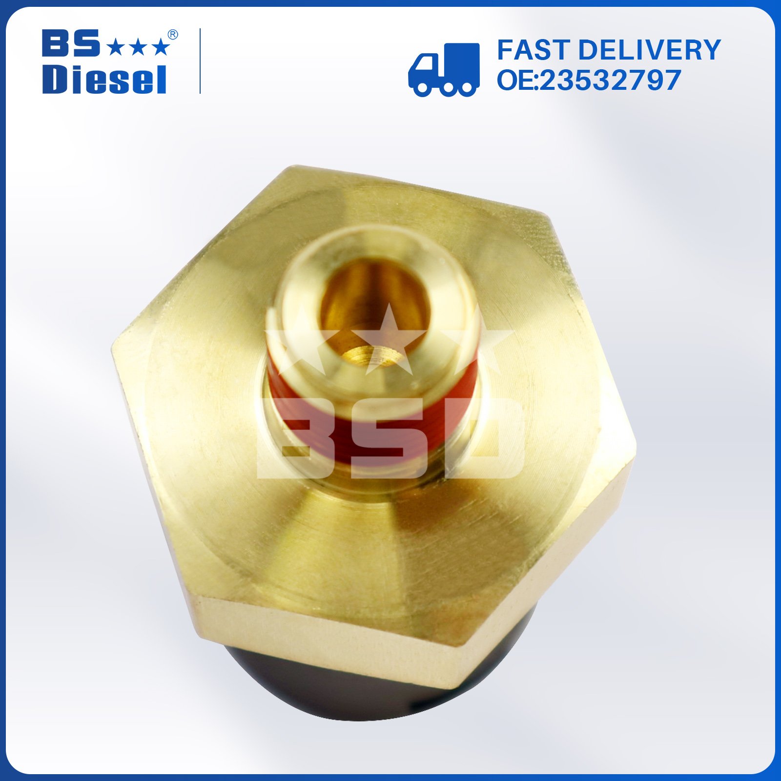 Auto Sensors 23511176 Oil Pressure Sensor 23532797 for Volvo Detroit Diesel Series 50 60 Engine