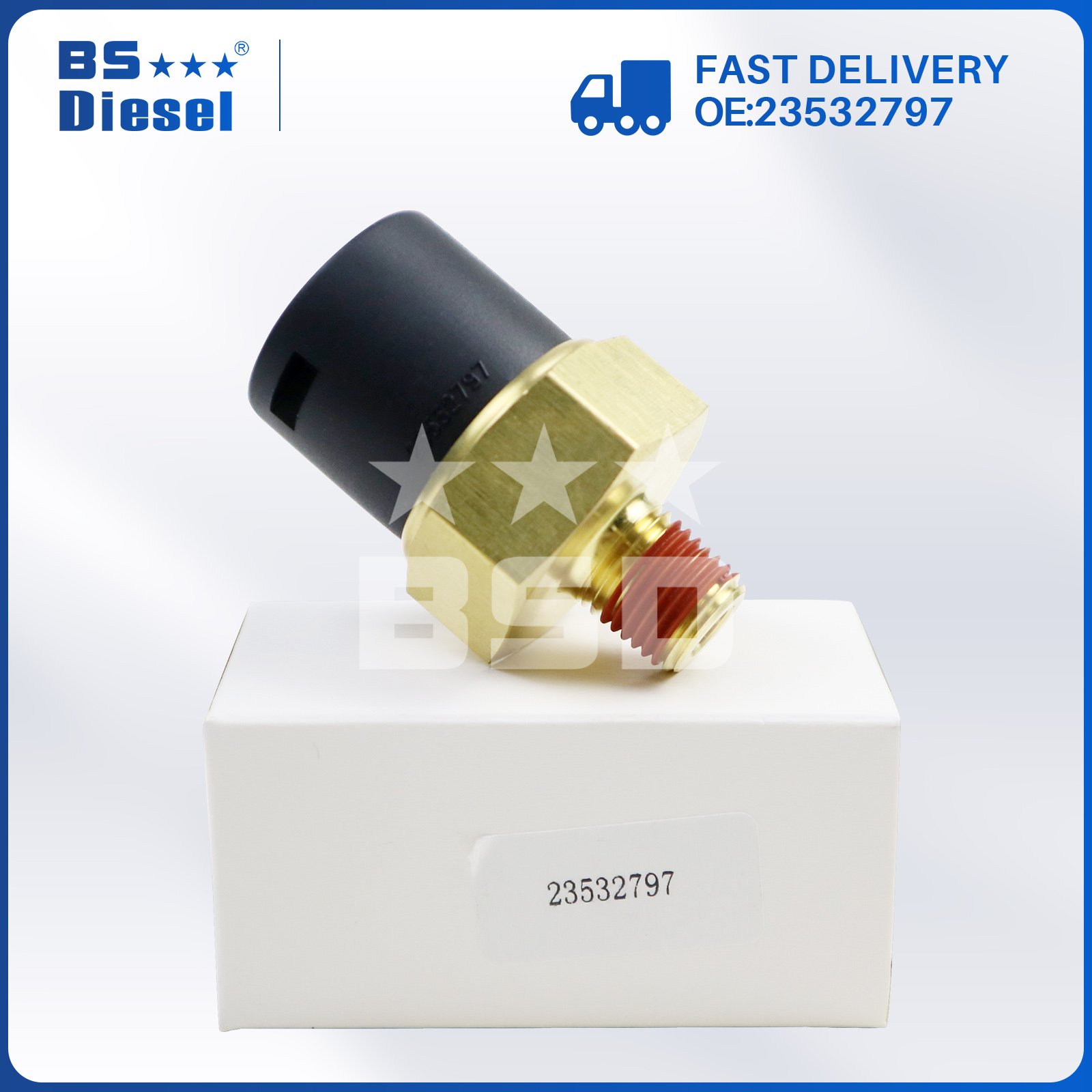 Auto Sensors 23511176 Oil Pressure Sensor 23532797 for Volvo Detroit Diesel Series 50 60 Engine