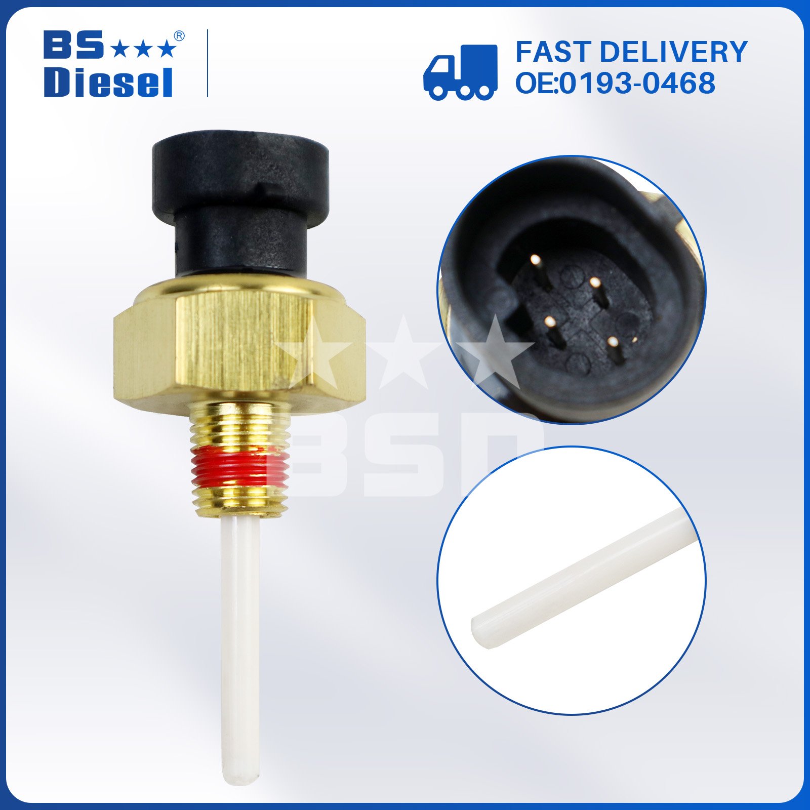 Good Quality Machinery Parts Fluid Level Sensor 01930468 0193-0468 for Cummins Engine Parts