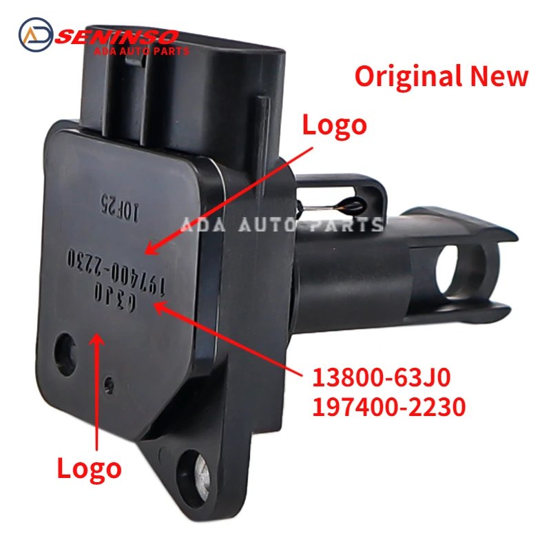 Original New 13800-63J0 13800-63J00 197400-2230 for Suzuki Grand Vitara Jimny Swift for Mitsubishi Pajero Mass Air Flow Sensor