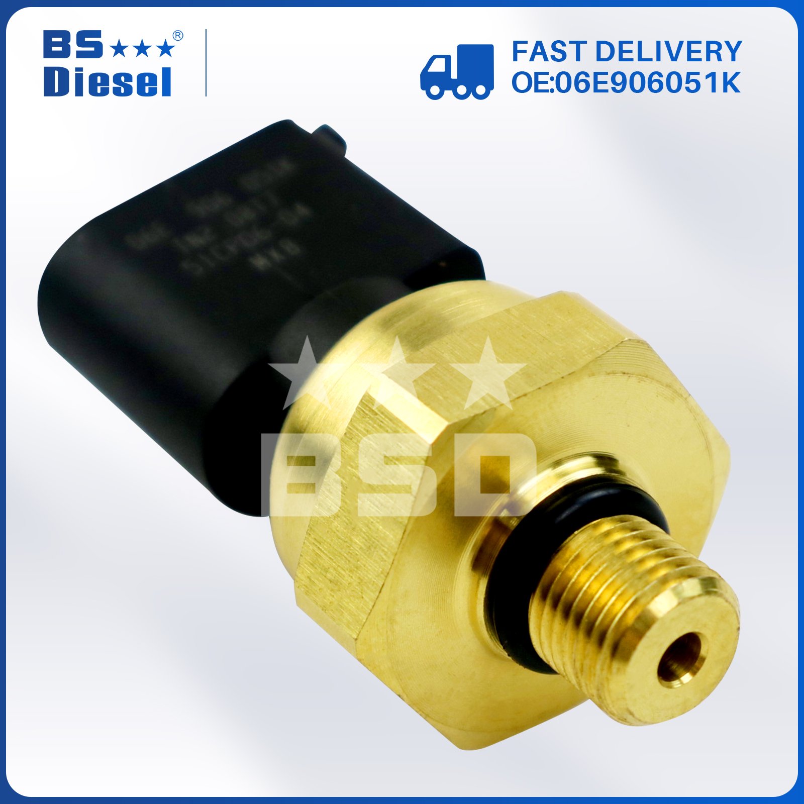 Auto Engine Parts Car Sensors 06E906051E Fuel Pressure Sensor 06E906051K for AUDI A3 A4 A6 VW Touareg Passat