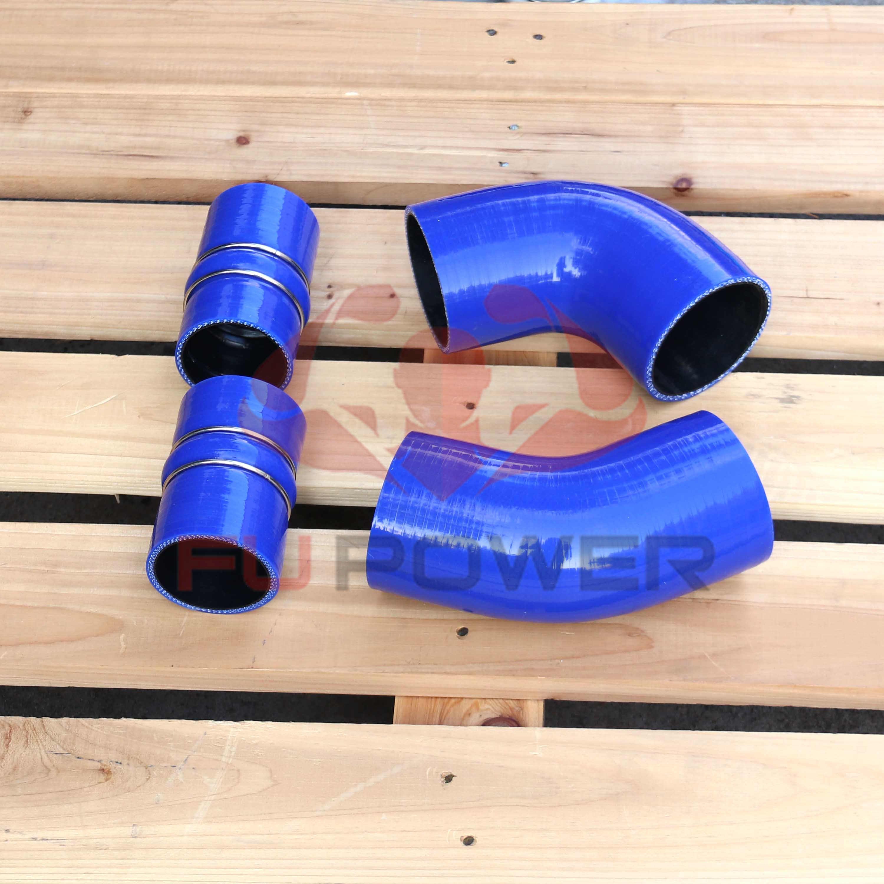 INTERCOOLER PIPING SILICONE HOSE KIT for 2005 GM 6L Blue