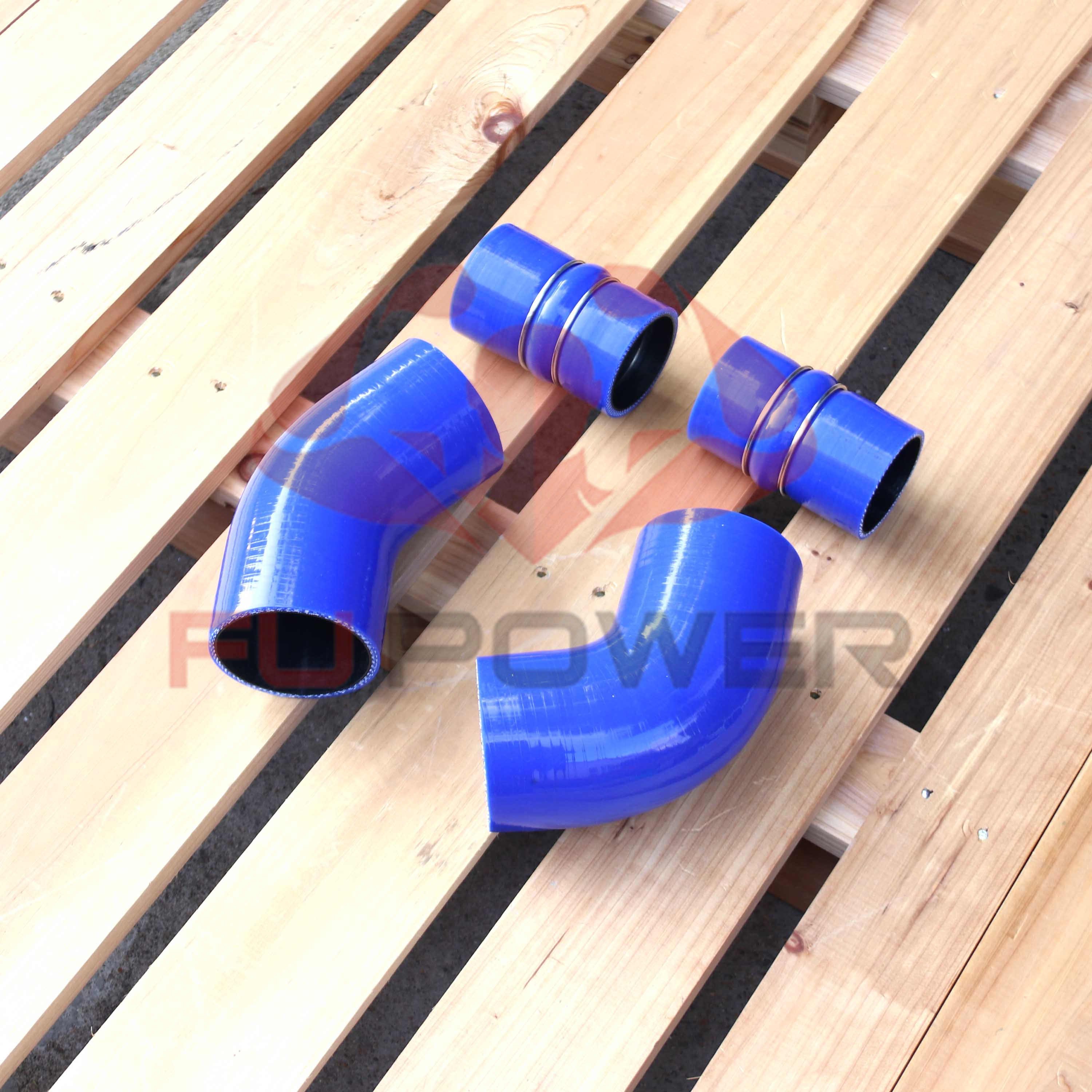 INTERCOOLER PIPING SILICONE HOSE KIT for 2005 GM 6L Blue