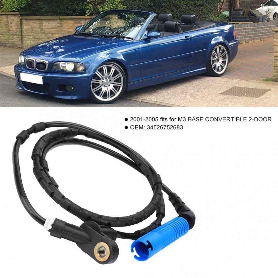 WEILI Rear Left Right ABS Wheel Speed Sensor for BMW 3 Series E46 320 323 325 330 34526752683 ABS Sensor