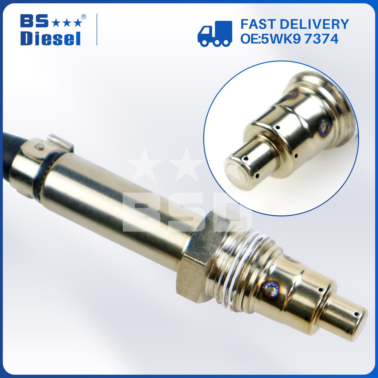 Auto Sensors Nitrogen Oxide Sensor 5WK9 7374 1J524-19361 NOX Sensor 5WK97374 for Kubota Parts