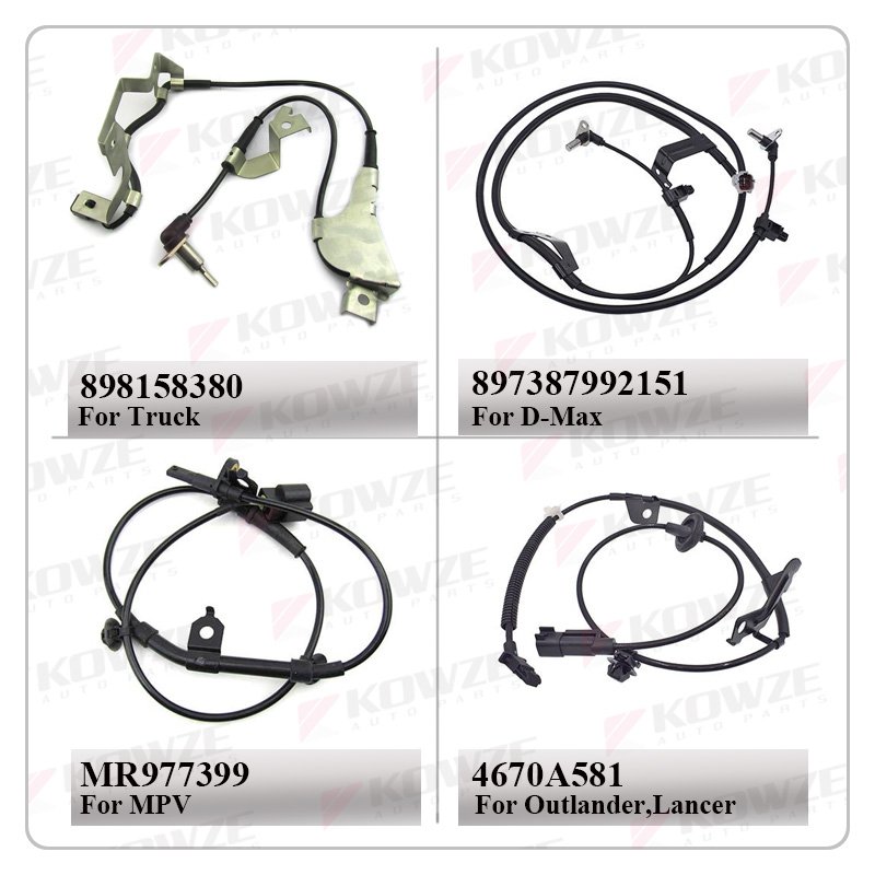 Kowze Auto Parts Good Price Abs Wheel Speed Sensor Abs Sensor for Mitsubishi Toyota Nissan Isuzu Ford Mazda