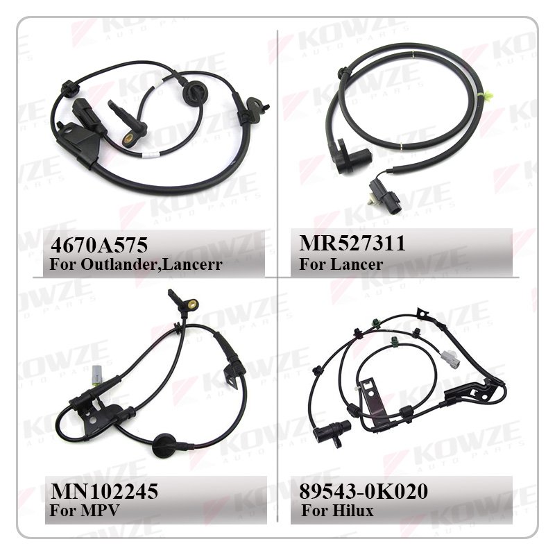 Kowze Auto Parts Good Price Abs Wheel Speed Sensor Abs Sensor for Mitsubishi Toyota Nissan Isuzu Ford Mazda