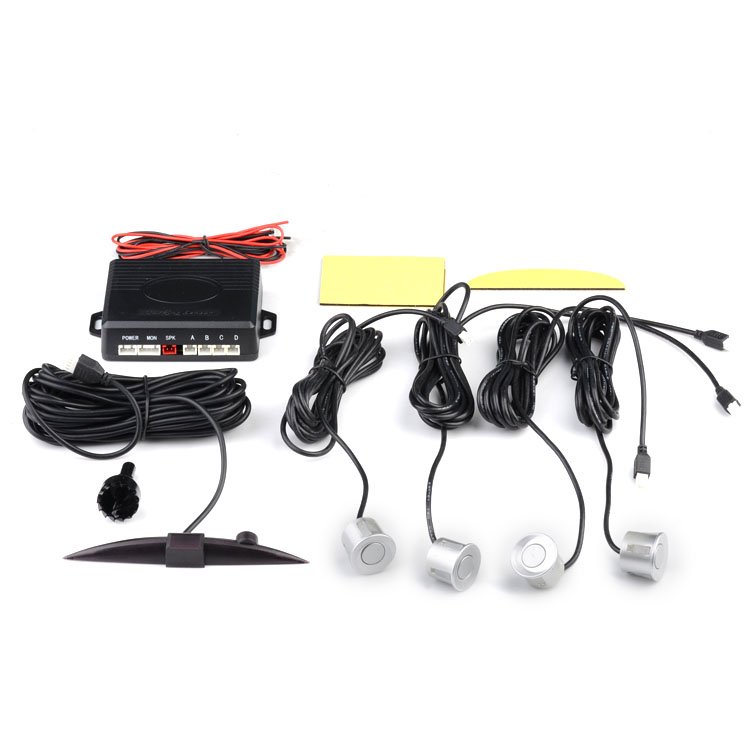Car Auto Parktronic LED Parking Sensor With 4 Sensors Reverse Backup Car Parking Radar Monitor Detector System Backlight Display
