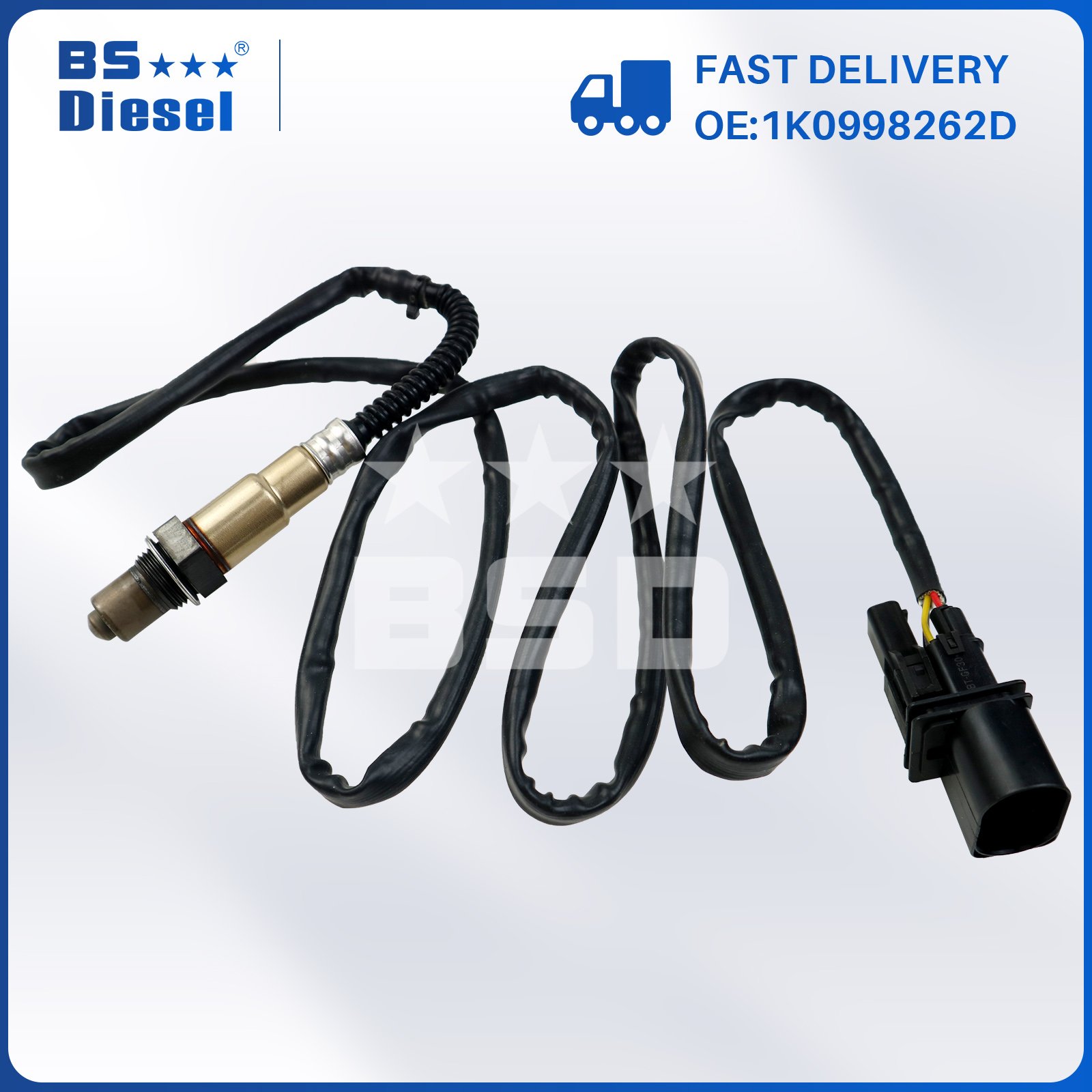 Car Sensors 0258007351 Lambda O2 Oxygen Sensor 1K0998262D for Au-di A3 A4 V-W Jetta 1.8L L4 Golf Passat