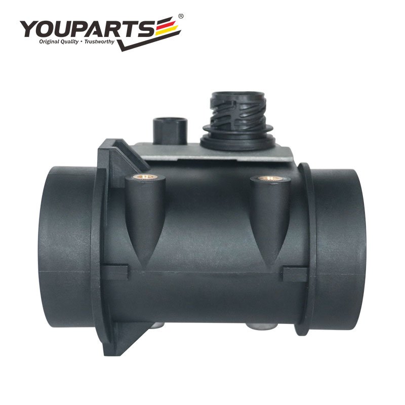 YOUPARTS 13621733678 Mass Air Flow Meter MAF Sensor Black 12 Automotive Parts 15-30 Days for BMW E36 E34 E32 E31 OEM 0280212025
