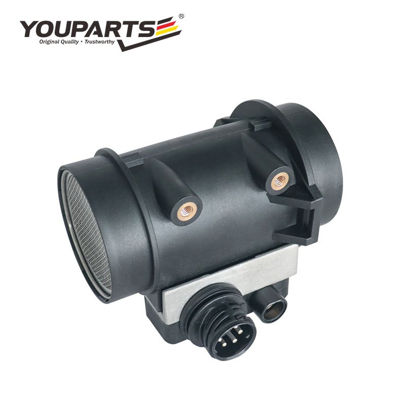 YOUPARTS 13621733678 Mass Air Flow Meter MAF Sensor Black 12 Automotive Parts 15-30 Days for BMW E36 E34 E32 E31 OEM 0280212025