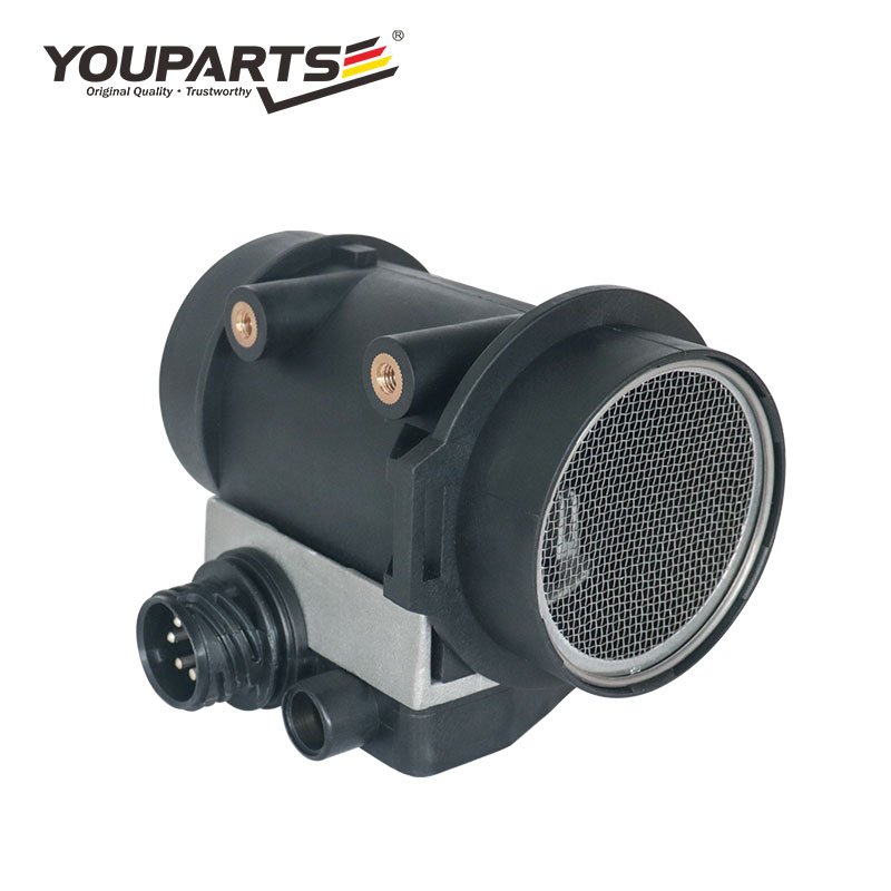 YOUPARTS 13621733678 Mass Air Flow Meter MAF Sensor Black 12 Automotive Parts 15-30 Days for BMW E36 E34 E32 E31 OEM 0280212025