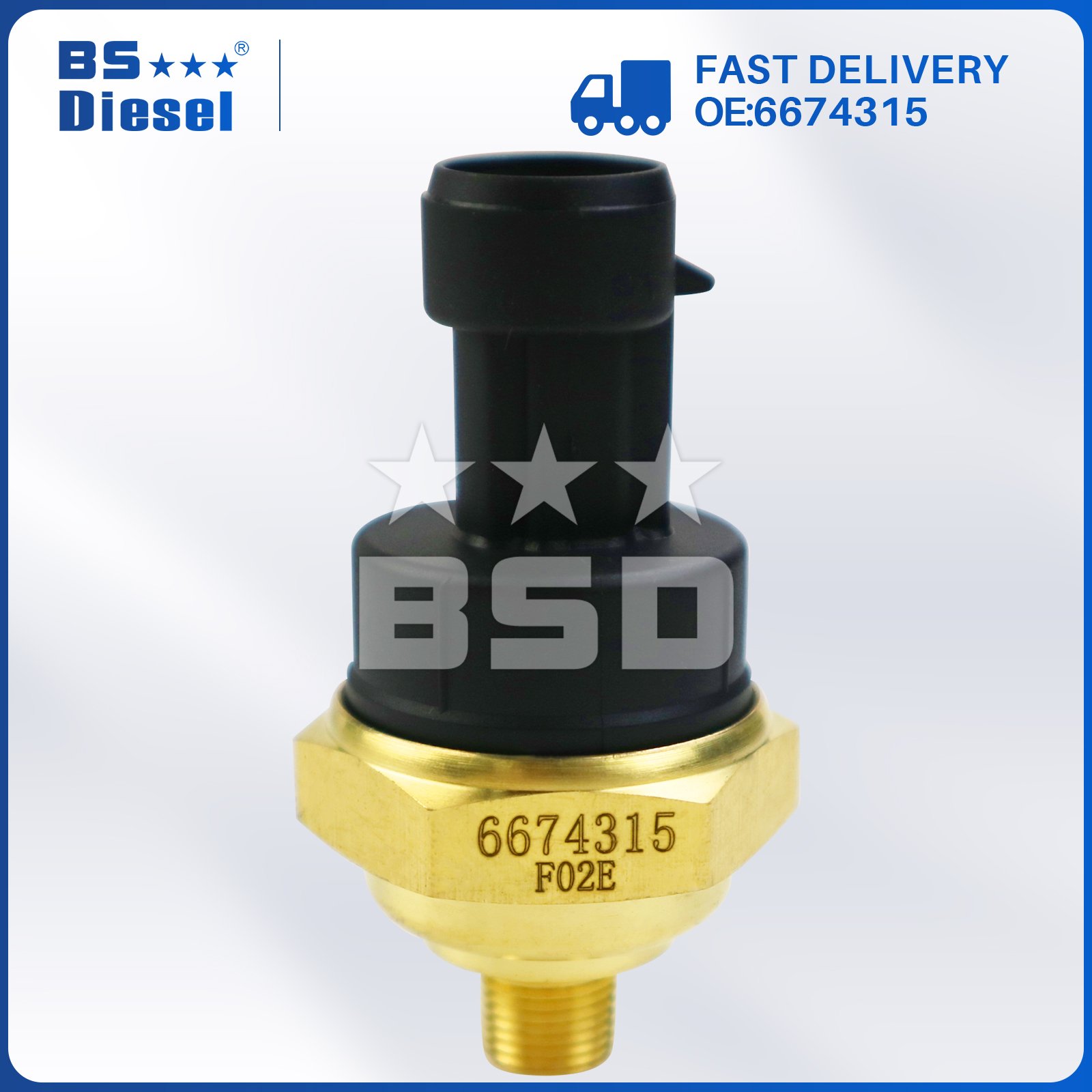 Truck Engine Parts Auto Sensors Oil Pressure Sensor 6674315 for S160 S185 S220 S330 S550 S650 S770 Diesel Engine